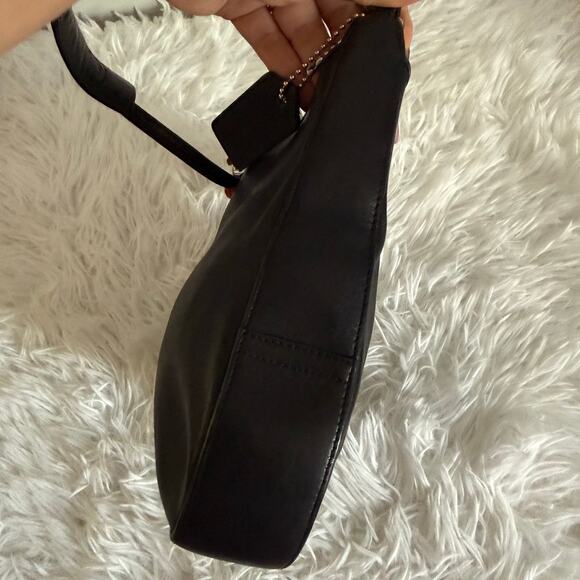 y2k COACH Vintage 2002 Black Mini Legacy 8319 Shoulder Bag Hobo - Picture 7 of 9